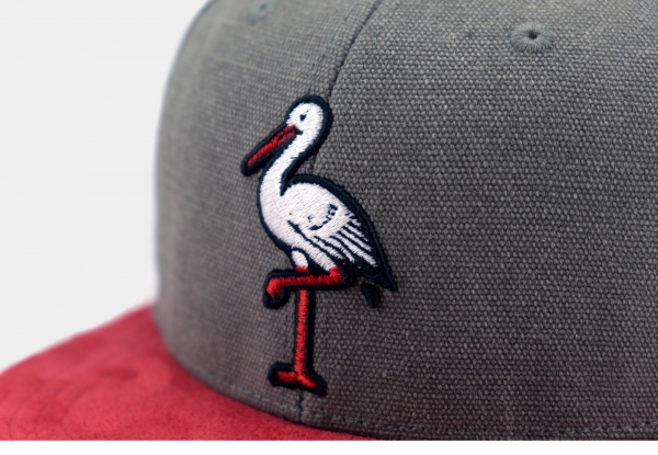 "Storchenbräu" - grau (Snapback)